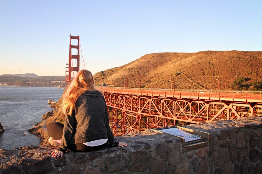 san francisco at sunrise