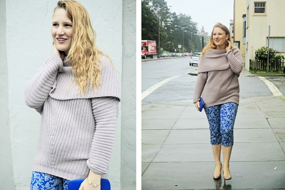 Blush Sweater, Floral Pants - Whimsy Soul