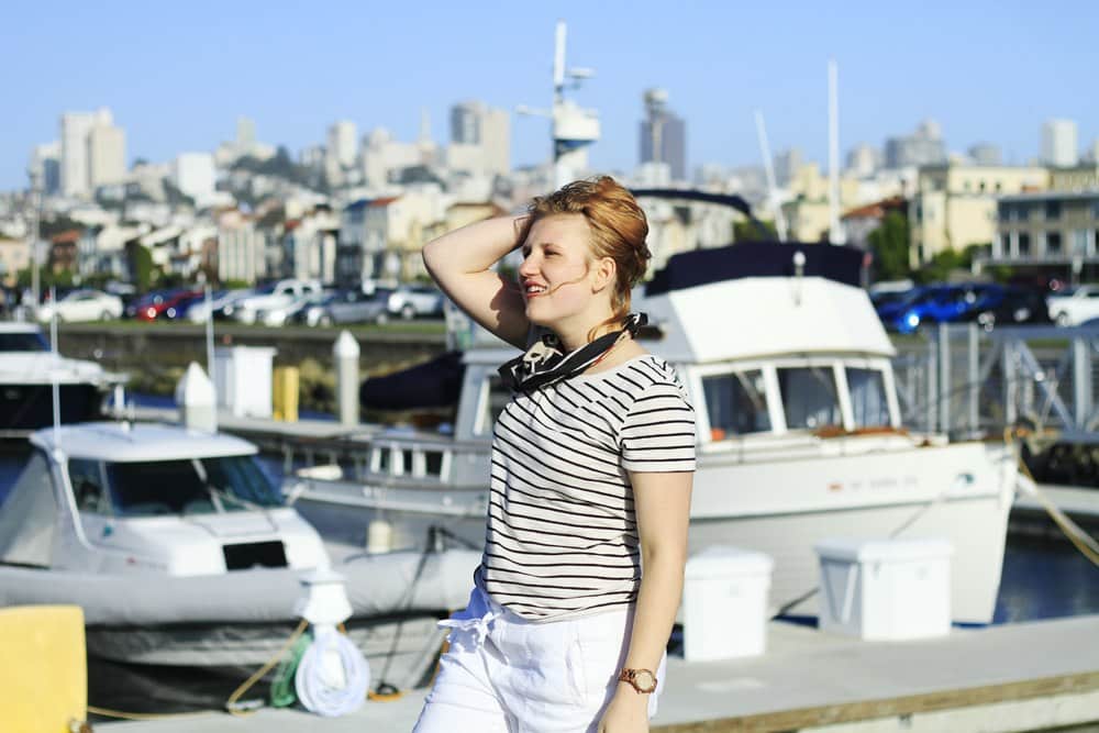 Lou & Grey Pants. At the Marina in San Francisco