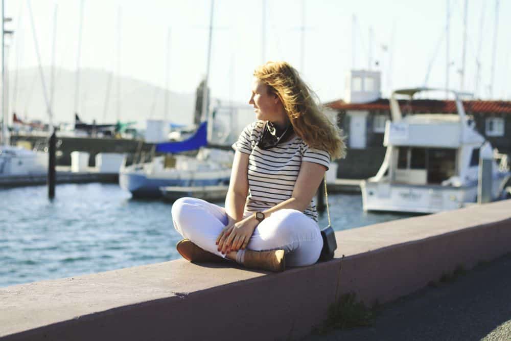 Lou & Grey Pants. At the Marina in San Francisco