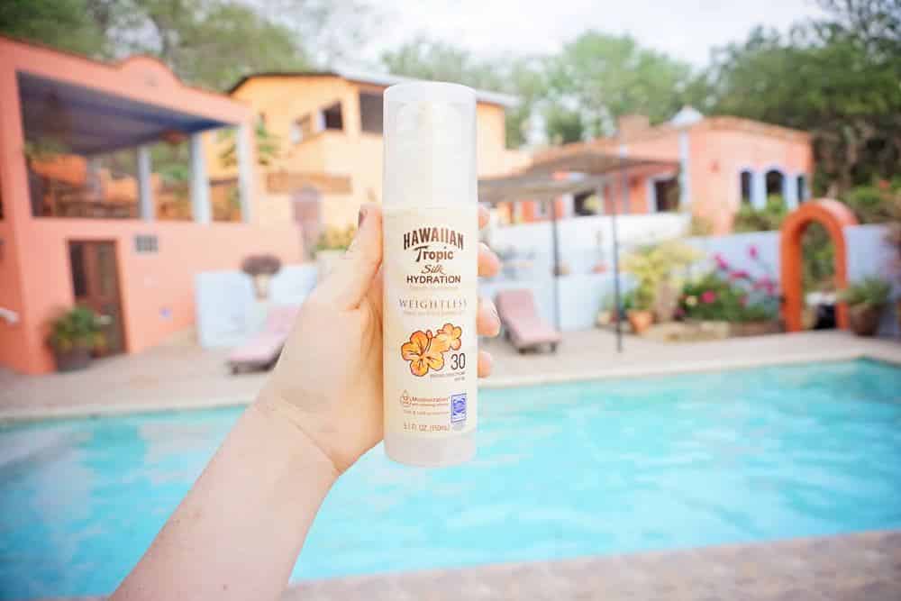 Protecting skin on vacation