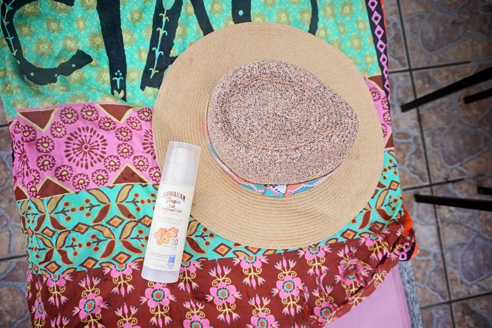 Protecting skin on vacation