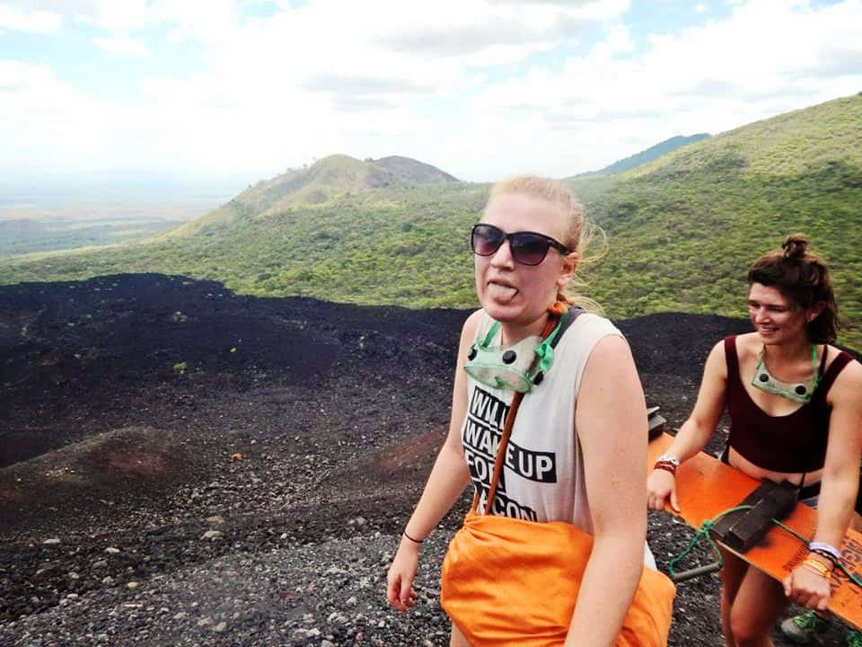 Bigfoot Hostel Volcano Boarding in Leon