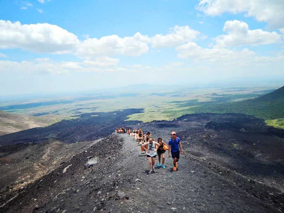 Bigfoot Hostel Volcano Boarding in Leon