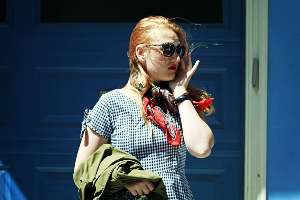 shabby apple dress with scarf