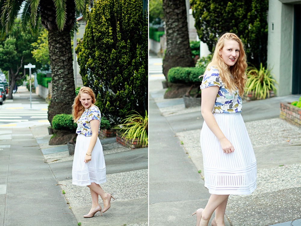 Cat shirt H&M, benevolence jewelry