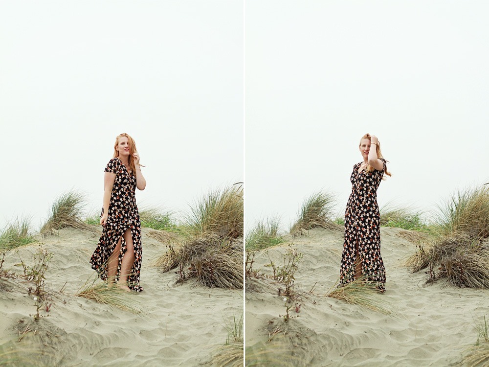 Floral Maxi Dress by Le Chateau