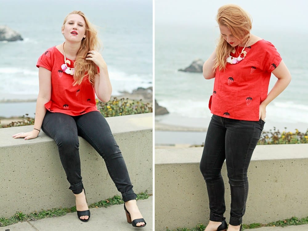 Jenny Lemons strawberry top