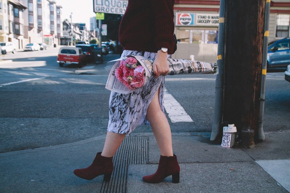 Hush Puppies Wine Booties