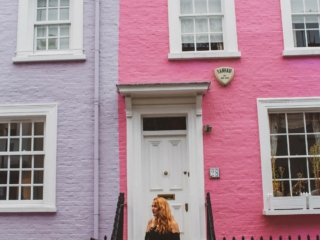 black scallop dress chelsea london