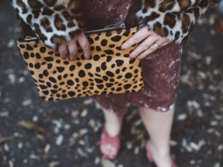 leopard purse