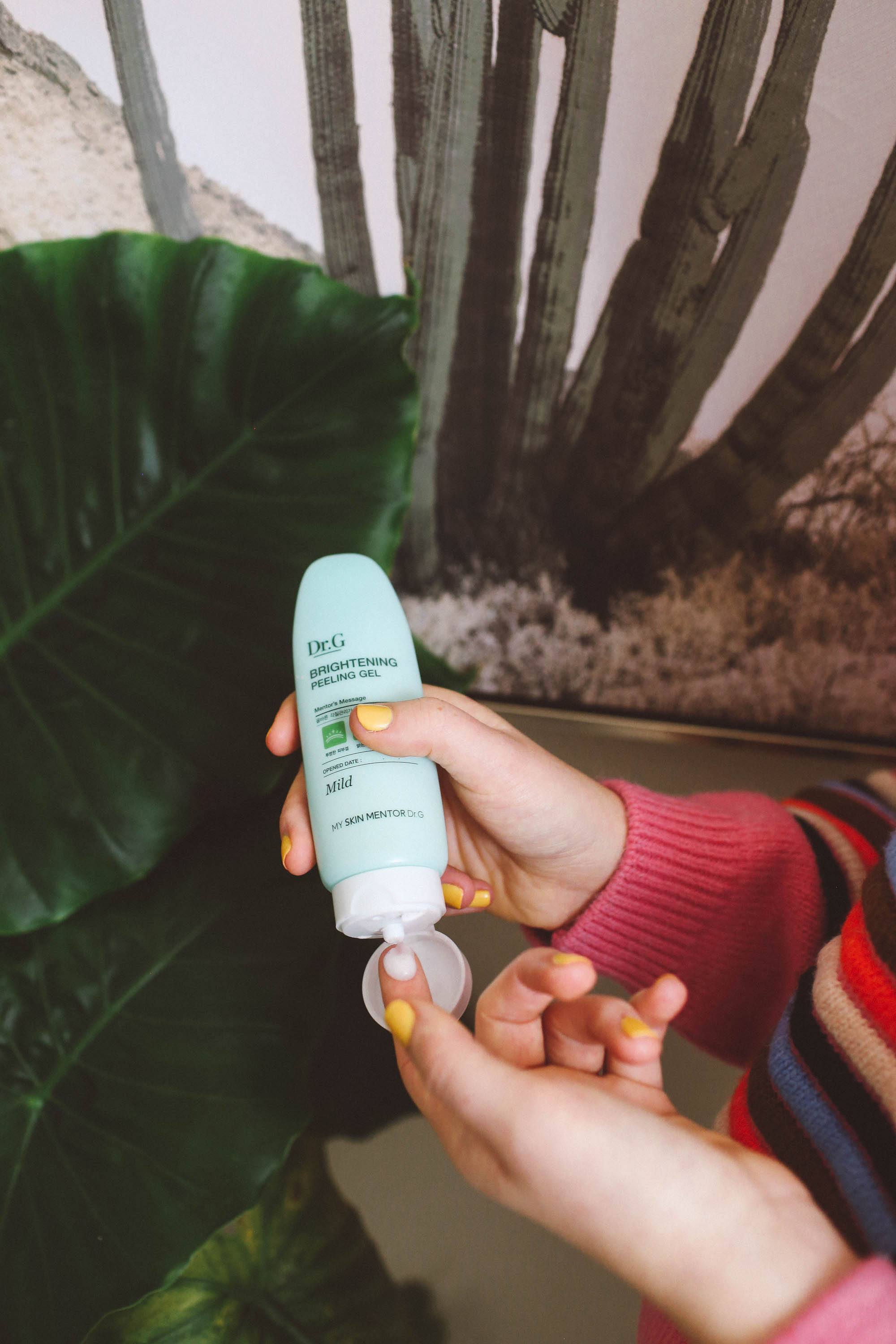 Dr. G's peeling gel, cactus painting