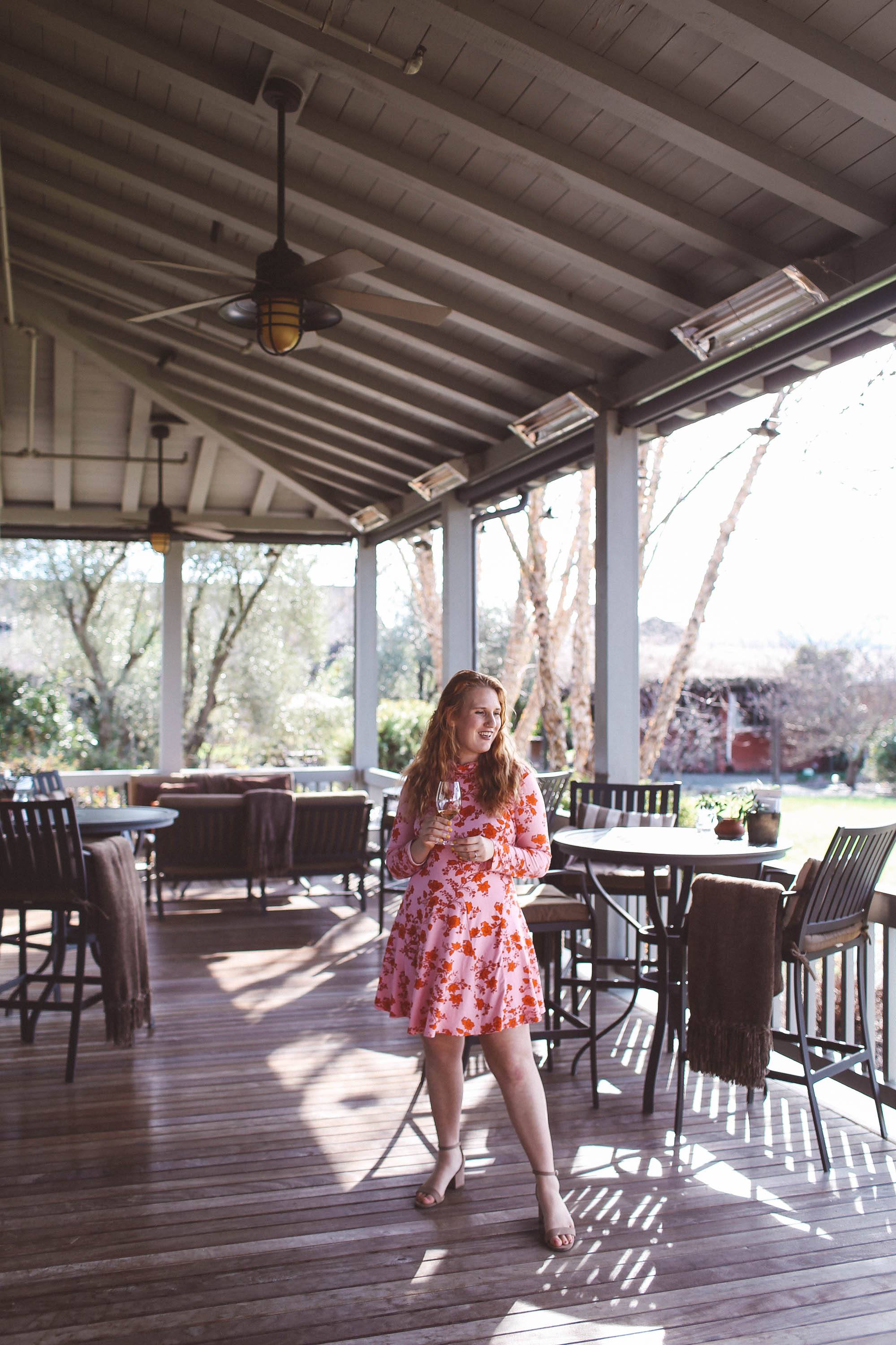 frog's leap winery napa red rose dress