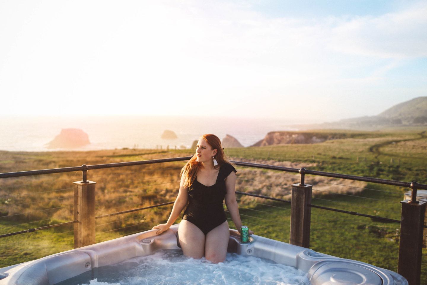 hot tub mendocino outdoor