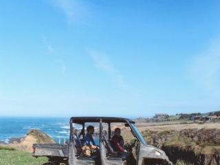 People on an ATV Tour at Newport Ranch