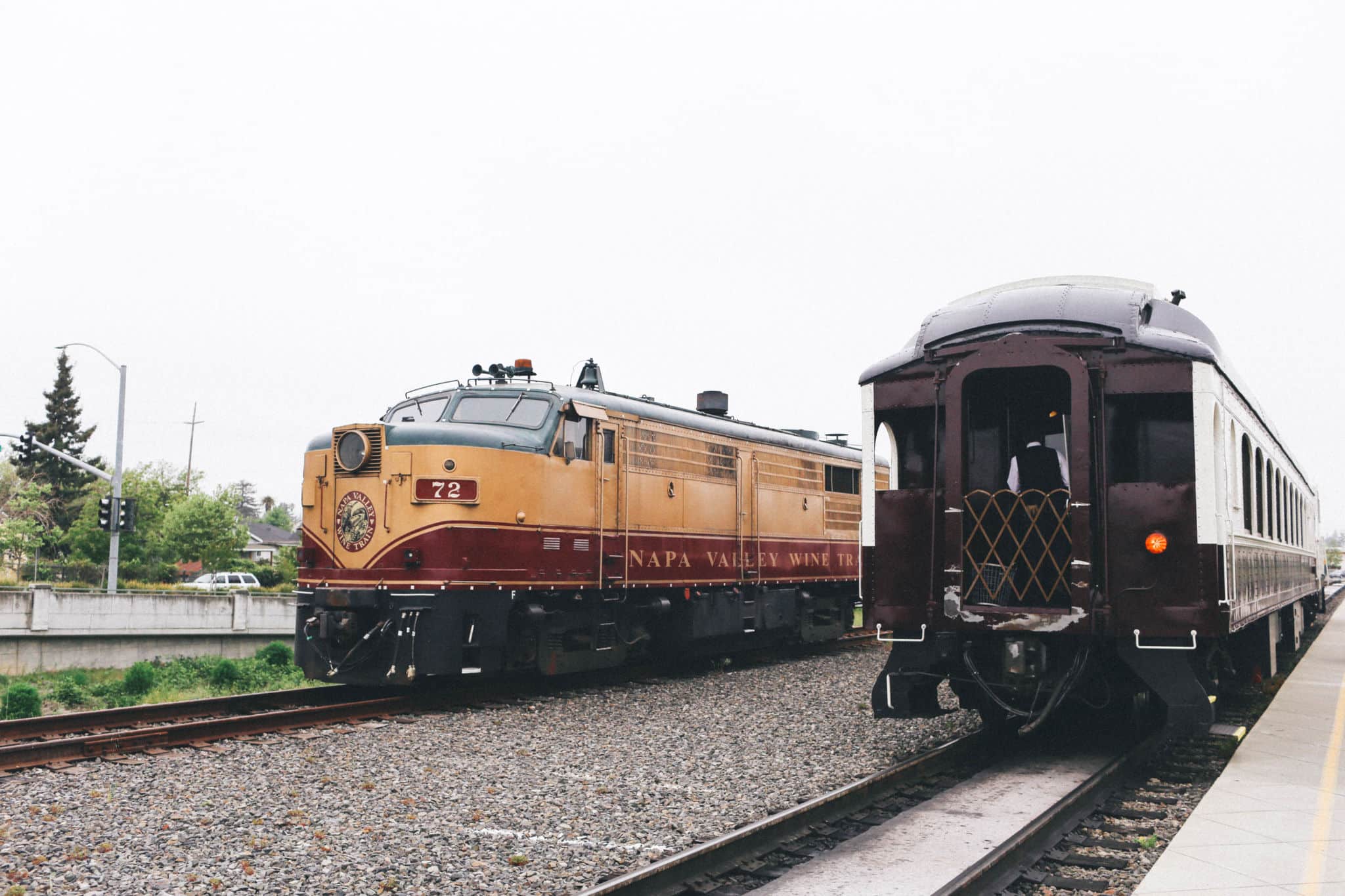 Napa Valley wine trains