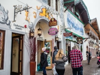 Shops in downtown Leavenworth, WA