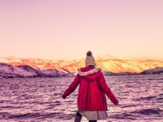 Woman at Lake Chelan