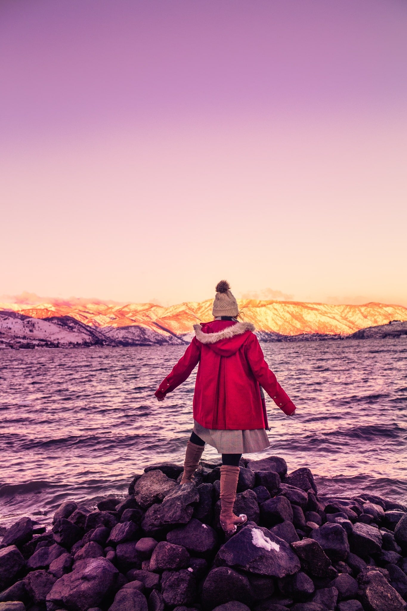 Woman at Lake Chelan