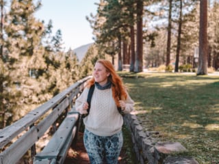 Hiking at Lake Tahoe