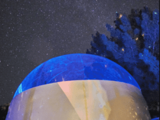 A bubble tent Airbnb located in Sedona Arizona