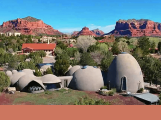 Extreme home with 10 domes that on Airbnb in Sedona Arizona