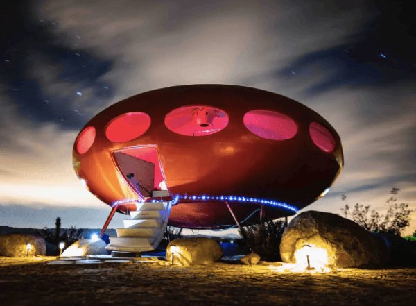 Whimsy Soul - glamping california joshua tree spaceship
