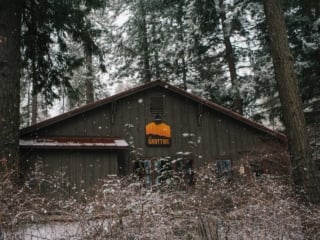 The Grotto Bar at the Sleeping Lady Mountain Resort in Leavenworth, Washington