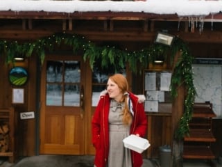 Kara at Sleeping Lady Mountain Resort in Leavenworth, Washington